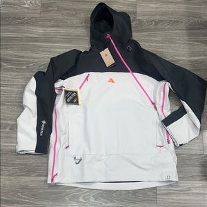 Nike ACG Black and White Gore-Tex Jacket with Pink Accents